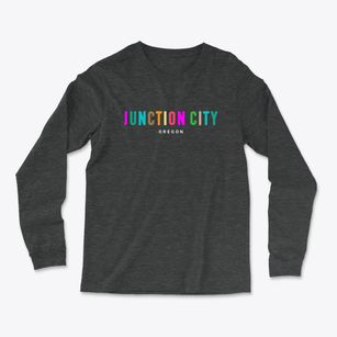 Junction City Oregon Color Pop Light Soft Long Sleeve T-Shirt