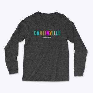 Carlinville Illinois Color Pop Light Soft Long Sleeve T-Shirt