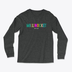 Millinocket Maine Color Pop Light Soft Long Sleeve T-Shirt