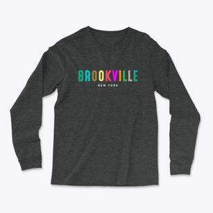 Brookville New York Color Pop Light Soft Long Sleeve T-Shirt