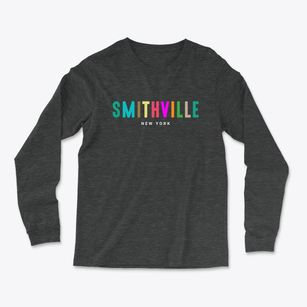 Smithville New York Color Pop Light Soft Long Sleeve T-Shirt