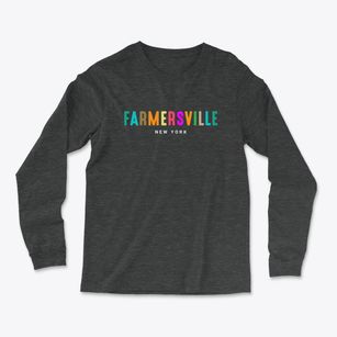 Farmersville New York Color Pop Light Soft Long Sleeve T-Shirt