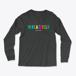 Wheatfield Indiana Color Pop Light Soft Long Sleeve T-Shirt