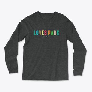 Loves Park Illinois Color Pop Light Soft Long Sleeve T-Shirt