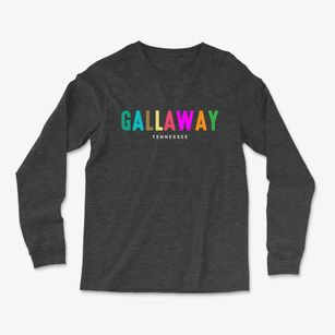 Gallaway Tennessee Color Pop Light Soft Long Sleeve T-Shirt