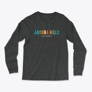 Agoura Hills California Color Pop Light Soft Long Sleeve T-Shirt