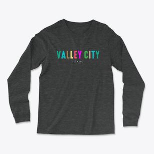 Valley City Ohio Color Pop Light Soft Long Sleeve T-Shirt