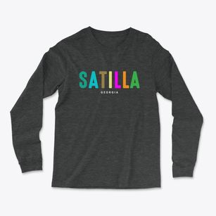 Satilla Georgia Color Pop Light Soft Long Sleeve T-Shirt