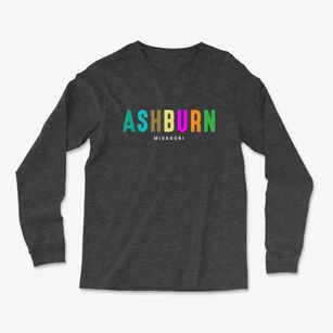 Ashburn Missouri Color Pop Light Soft Long Sleeve T-Shirt