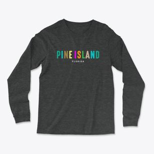 Pine Island Florida Color Pop Light Soft Long Sleeve T-Shirt