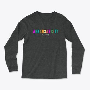 Arkansas City Kansas Color Pop Light Soft Long Sleeve T-Shirt