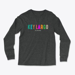 Key Largo Florida Color Pop Light Soft Long Sleeve T-Shirt