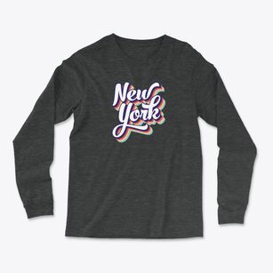  New York Retro Candy Vibes Light Soft Long Sleeve T-Shirt