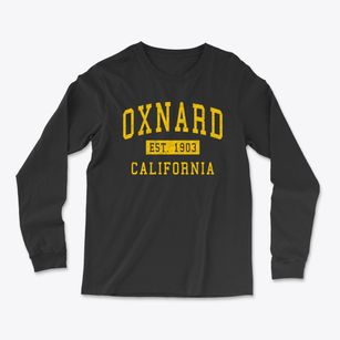 Oxnard California Classic Established Light Soft Long Sleeve T-Shirt