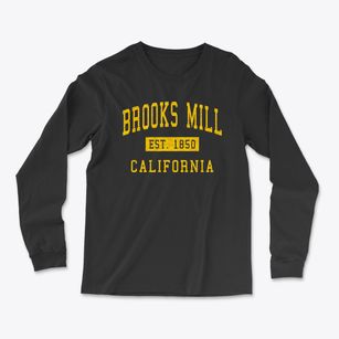 Brooks Mill California Classic Established Light Soft Long Sleeve T-Shirt