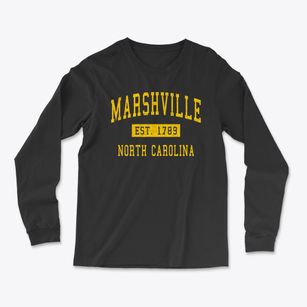 Marshville North Carolina Classic Established Light Soft Long Sleeve T-Shirt