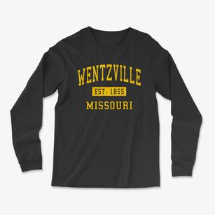 Wentzville Missouri Classic Established Light Soft Long Sleeve T-Shirt