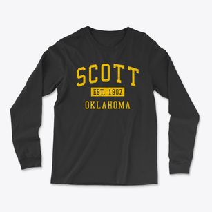 Scott Oklahoma Classic Established Light Soft Long Sleeve T-Shirt