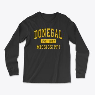 Donegal Mississippi Classic Established Light Soft Long Sleeve T-Shirt