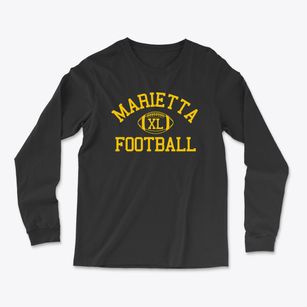 Marietta High School Classic Football Light Soft Long Sleeve T-Shirt