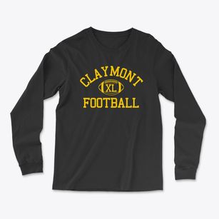 Claymont Intermediate School Classic Football Light Soft Long Sleeve T-Shirt