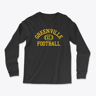 Greenville High School Classic Football Light Soft Long Sleeve T-Shirt