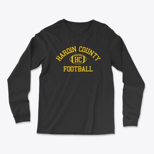 Hardin County Christian School Classic Football Light Soft Long Sleeve T-Shirt
