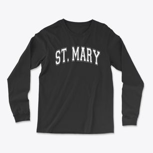 St Mary Parish Varsity Arch Light Soft Long Sleeve T-Shirt