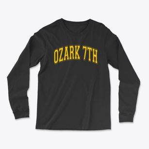 Ozark 7th Grade School Varsity Arch Light Soft Long Sleeve T-Shirt