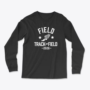 Field Elementary School Track and Field Light Soft Long Sleeve T-Shirt