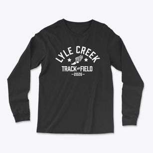 Lyle Creek Elementary School Track and Field Light Soft Long Sleeve T-Shirt