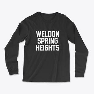 Weldon Spring Heights Missouri Classic Block Light Soft Long Sleeve T-Shirt