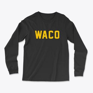 Waco Texas Classic Block Light Soft Long Sleeve T-Shirt