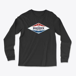 Braddock Pennsylvania Diamond Star Light Soft Long Sleeve T-Shirt
