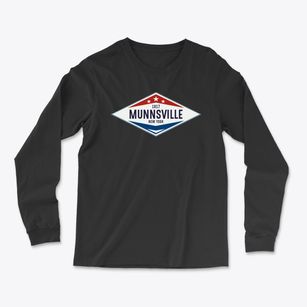 Munnsville New York Diamond Star Light Soft Long Sleeve T-Shirt