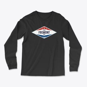 Fremont Ohio Diamond Star Light Soft Long Sleeve T-Shirt