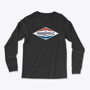 Foundryville Pennsylvania Diamond Star Light Soft Long Sleeve T-Shirt