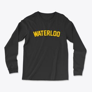 Waterloo Iowa Classic Curve Light Soft Long Sleeve T-Shirt