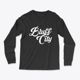 Bluff City Kansas Vintage Team Light Soft Long Sleeve T-Shirt