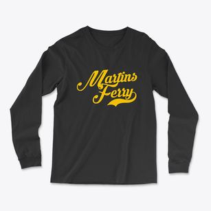 Martins Ferry Ohio Vintage Team Light Soft Long Sleeve T-Shirt