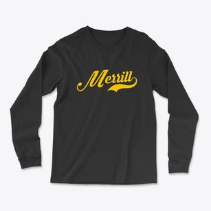 Merrill Maine Vintage Team Light Soft Long Sleeve T-Shirt
