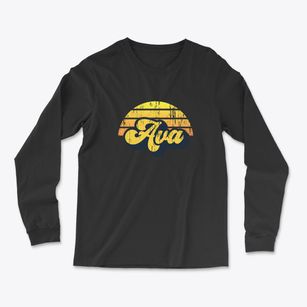 Ava Illinois Sublime Sunset Light Soft Long Sleeve T-Shirt