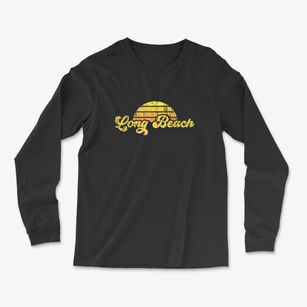 Long Beach Mississippi Sublime Sunset Light Soft Long Sleeve T-Shirt