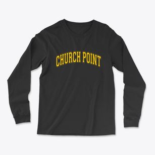 Church Point Louisiana Varsity Light Soft Long Sleeve T-Shirt