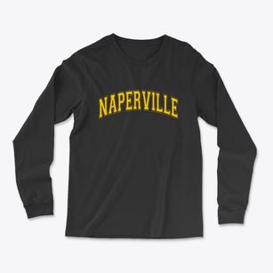 Naperville Illinois Varsity Light Soft Long Sleeve T-Shirt