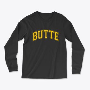Butte North Dakota Varsity Light Soft Long Sleeve T-Shirt