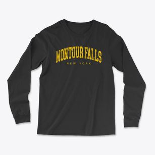 Montour Falls New York Urban Vibe Light Soft Long Sleeve T-Shirt