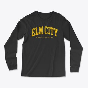 Elm City North Carolina Urban Vibe Light Soft Long Sleeve T-Shirt