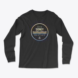 Sidney Montana Color Fade Light Soft Long Sleeve T-Shirt