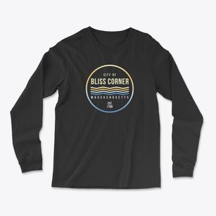 Bliss Corner Massachusetts Color Fade Light Soft Long Sleeve T-Shirt